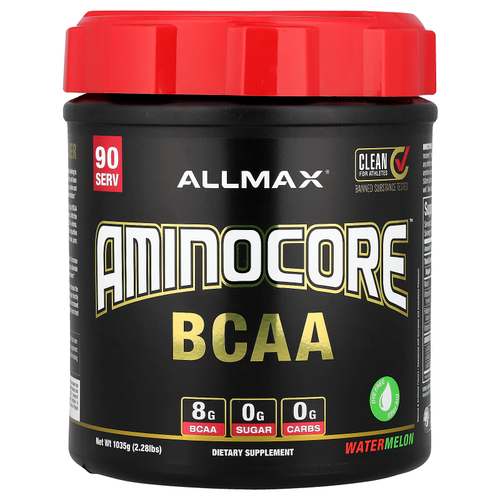 ALLMAX, AMINOCORE™ BCAA, со вкусом арбуза, 1035 г (2,28 фунта)