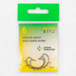 Крючок офсетный Fish Season 2315 BN Wide Range Worm (5шт/уп)