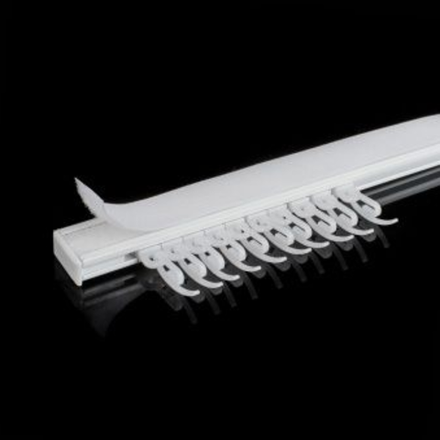 Профильный карниз для штор «Велкро», белый. Цена за 1 п.м.