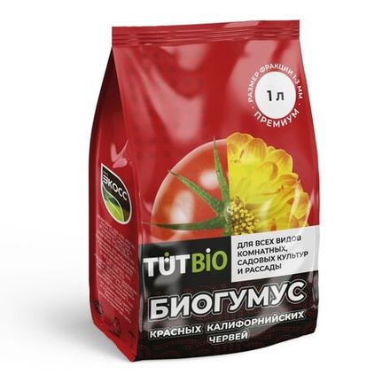 Удобрение Биогумус гранулы 1л ЭКОСС-35  (15) TUT