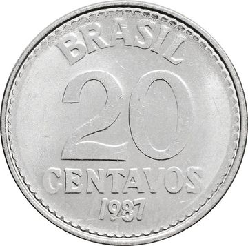 20 сентаво 1987 Бразилия