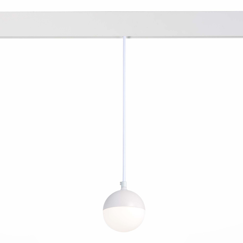 ST358.543.07 Магнитный трековый светильник подвесной Белый LED 1*7W 4000K 520Lm Ra&gt;80 120° IP20 D90x SKYLINE 48