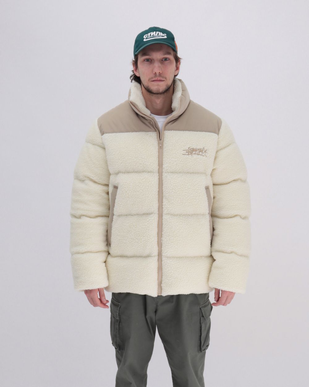Купить Пуховик Anteater Downjacket Sherpa Песочная Пуховик Anteater Downjacket Sherpa Песочная