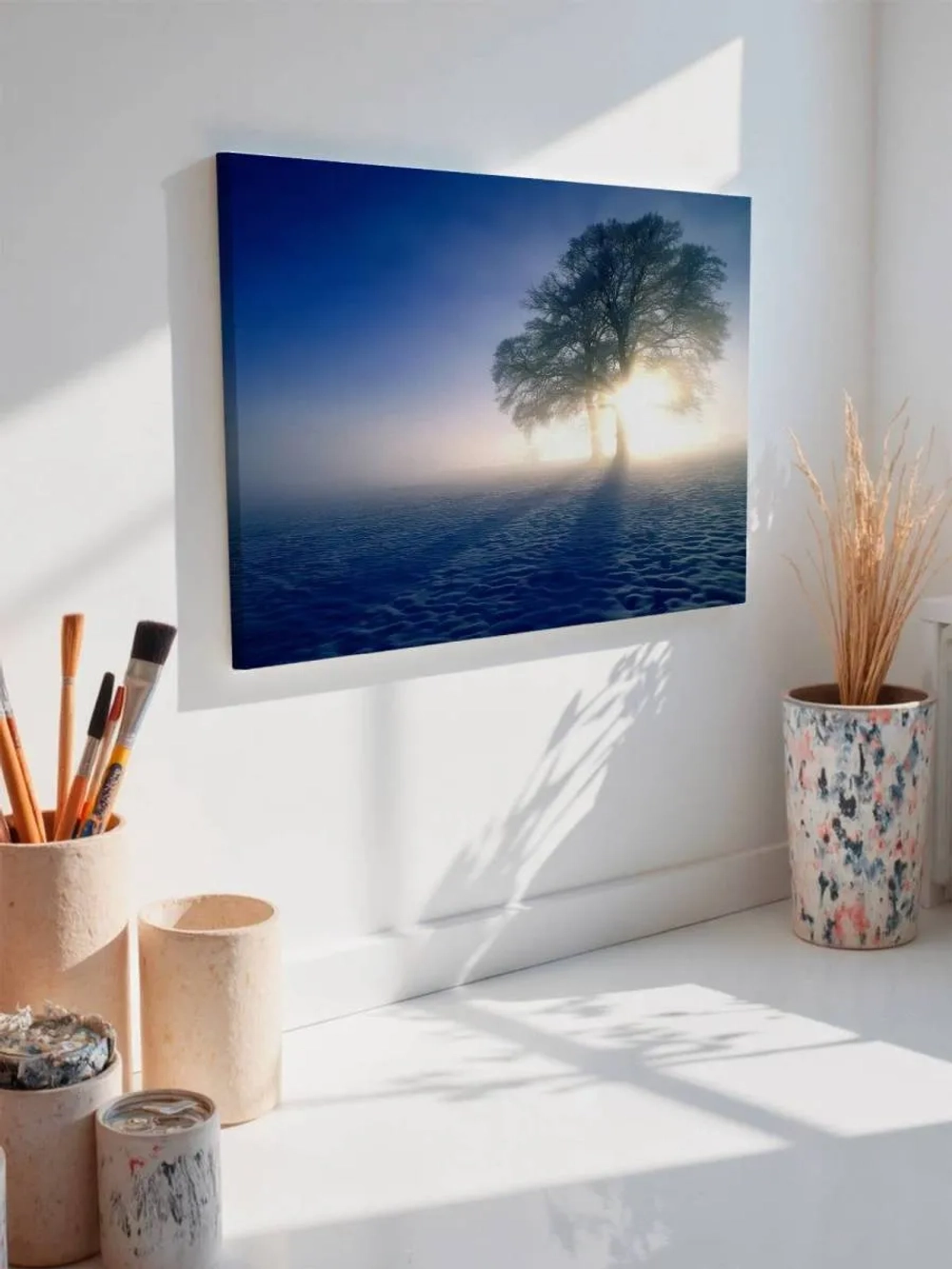 Картина на стену 40 X 50 Зимний пейзаж