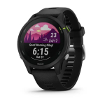Смарт часы Garmin Forerunner 255 Music с черным ремешком