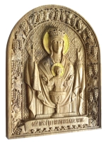 Освященная Икона Божией Матери Неупиваемая Чаша дуб большая