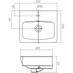 УМЫВАЛЬНИК НЕО-55