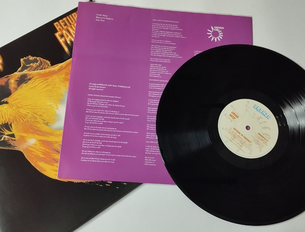 Винтажная виниловая пластинка LP Uriah Heep Return To Fantasy (EU 2015)