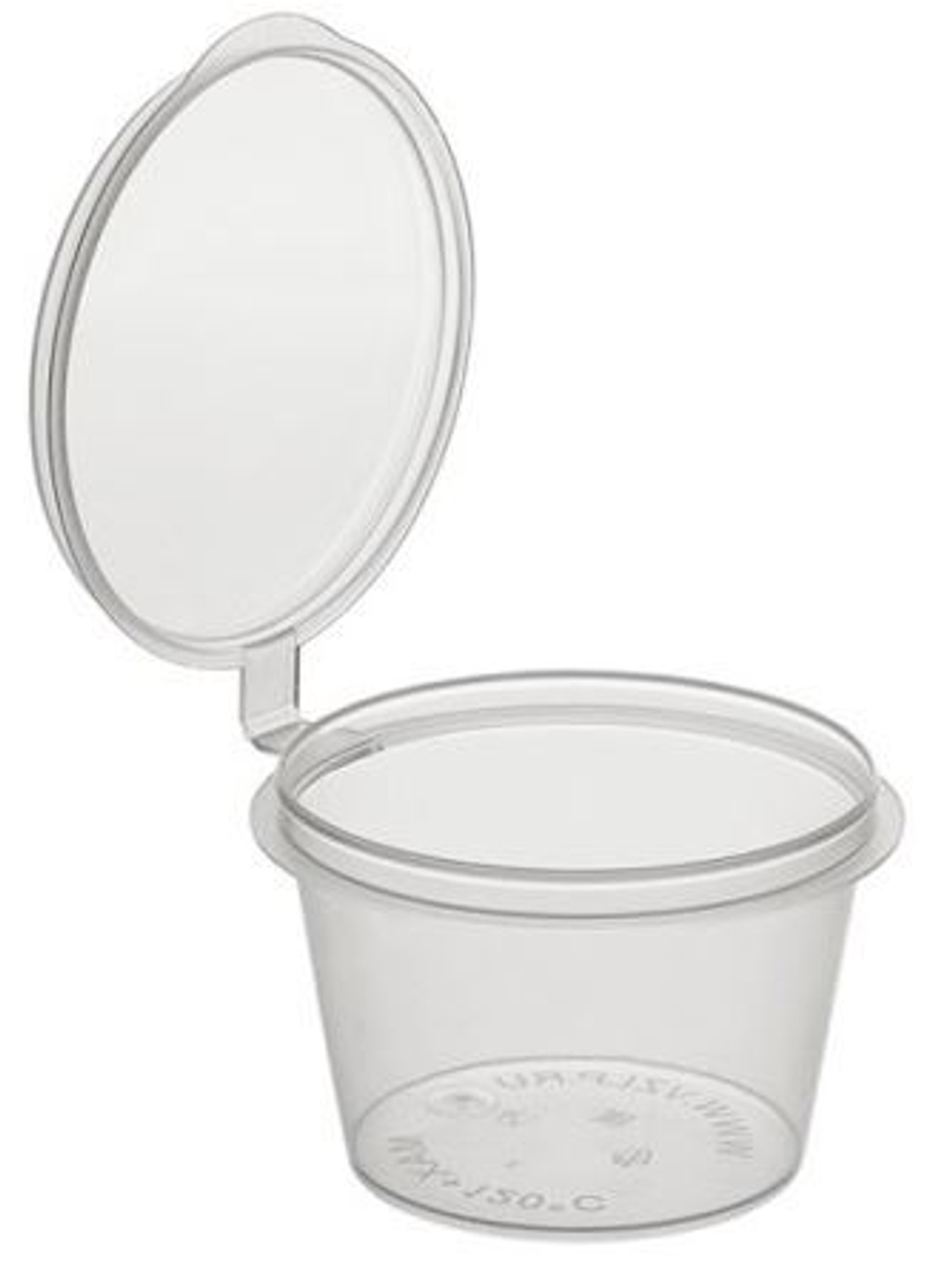 Контейнер для соуса с крышкой 30мл. (80/1920шт) СТАНДАРТ АРТИКУЛ 1235 П2 (ВЕРХНЕЕ ЗАКРЫВАНИЕ)