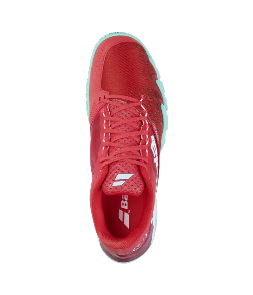 Babolat Jet Premura Красный-Электрический Зеленый Кроссовки Хуана Леброна