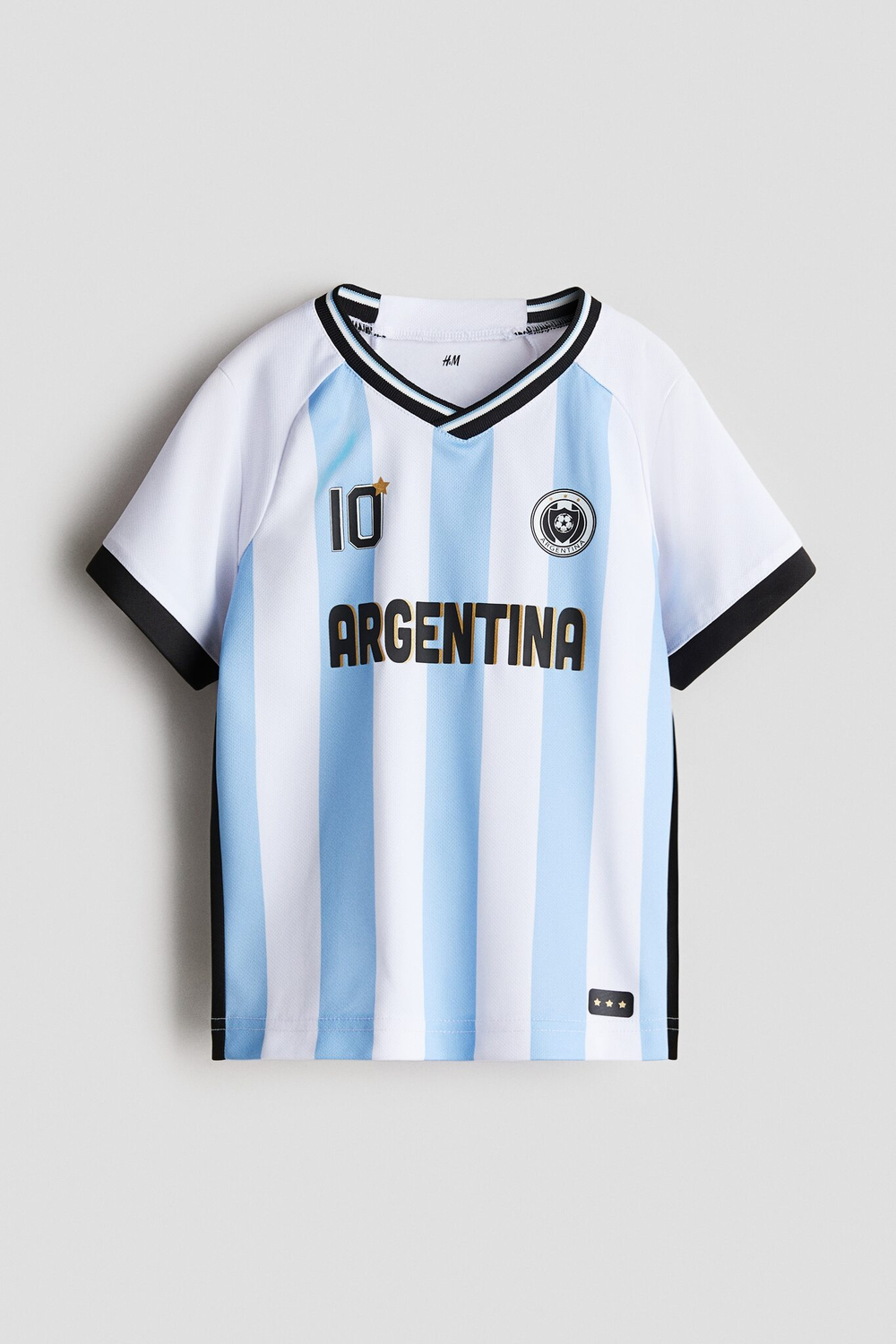 H&M Футболка с принтом, белый