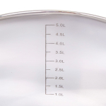 Кастрюля нерж, 6.5 л, с крыш, Daniks, Вена, SD-Т87-24, индукц