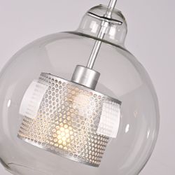 Подвесной светильник CATCH F pear silver D25