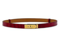 Ремень Hermes из кожи крокодила