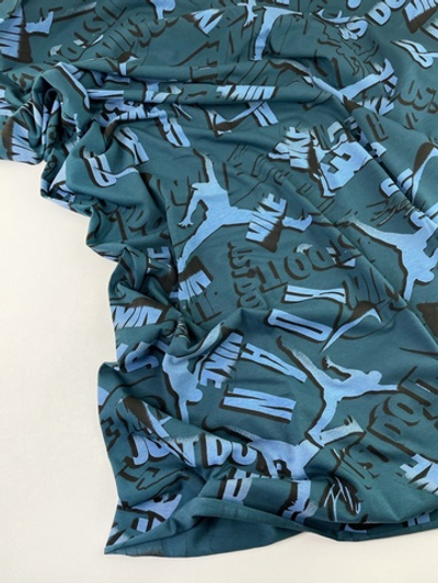 ПЕТРОЛ ДЖОРДАН - Кулирка с лайкрой двойного крашения, компакт пенье (КРВ513 Маша)