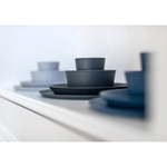 Тарелка connect, organic, D25,5 см, темно-серая