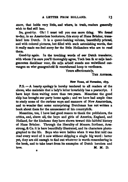 Hans Brinker; or, The silver skates, a story of life in Holland | Dodge Mary Mapes