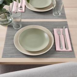 IKEA FÄRGKLAR  (ИКЕА ФÄРГКЛАР)  -  Тарелка, матовый зеленый, 20 см