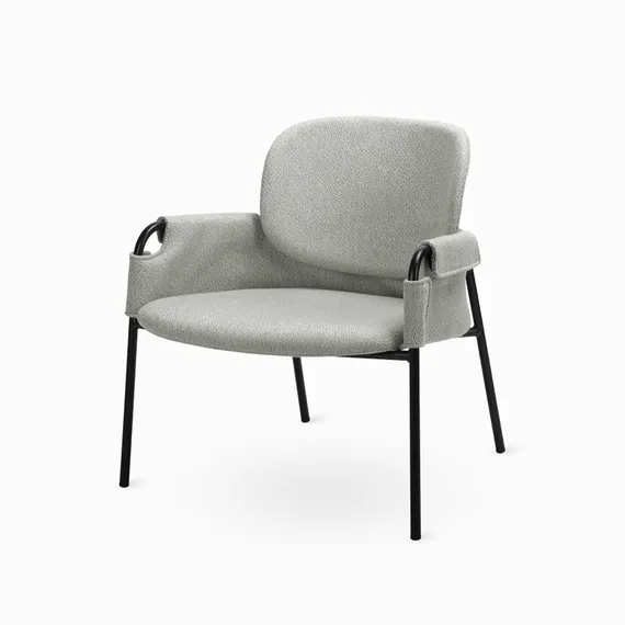 Лаунж-кресло Lok, серое