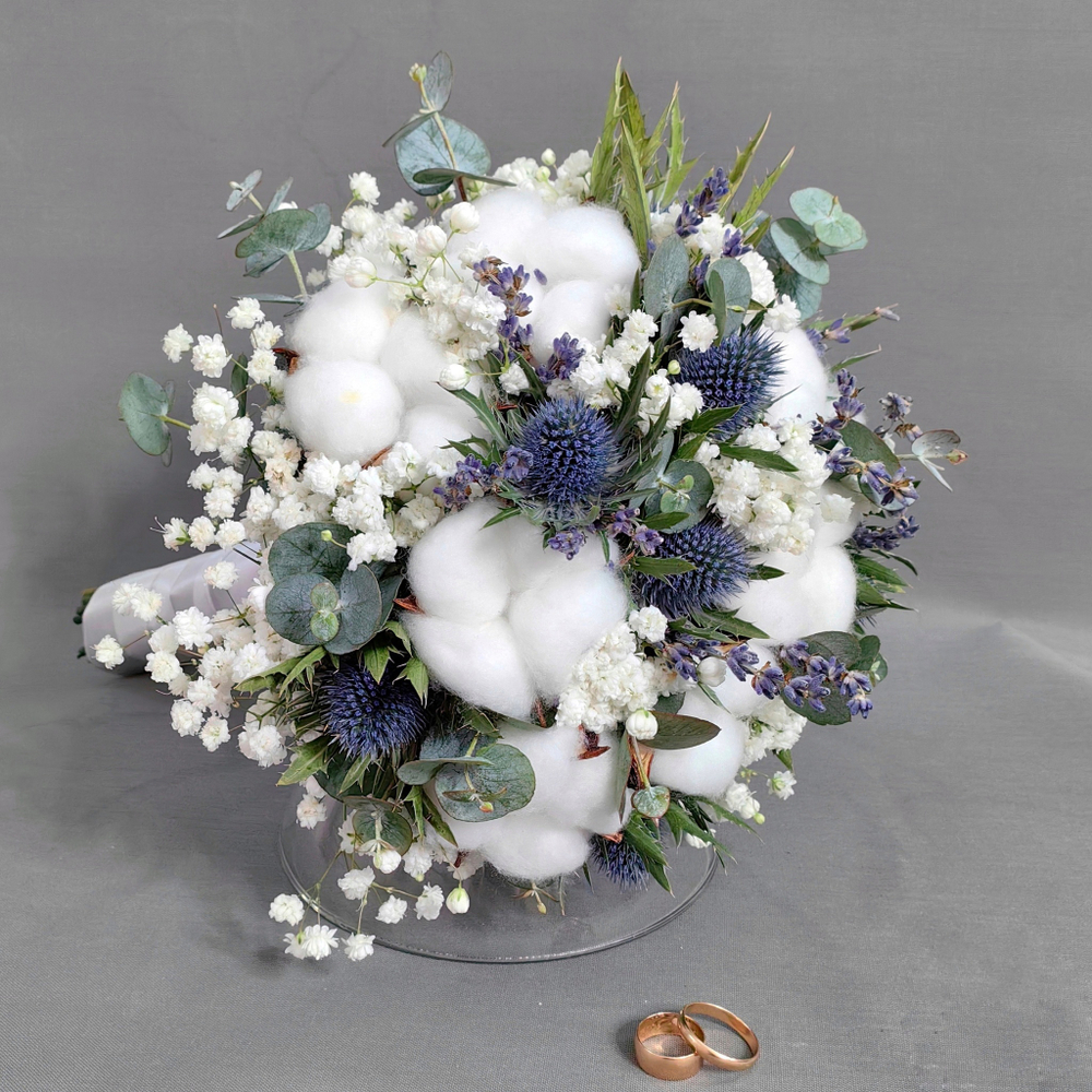 Букет невесты из сухоцветов