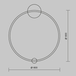 Настенный светильник (бра) Maytoni MOD005WL-L22BSK1