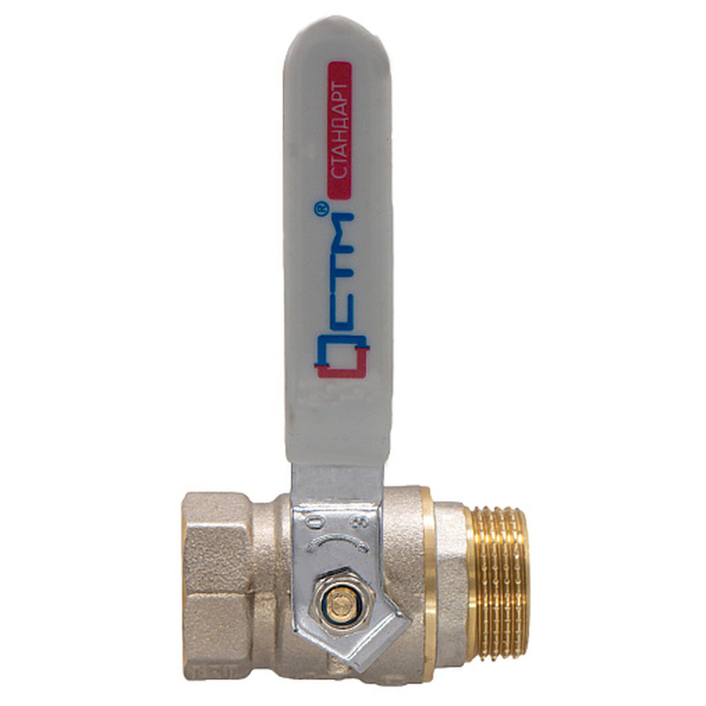 Кран шар. для воды 1/2" г/ш рычаг CTM СТАНДАРТ CWFMH012