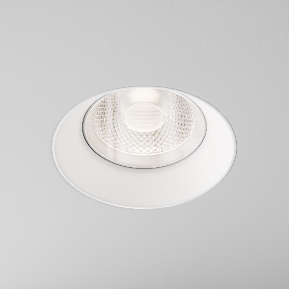 Светильник встраиваемый Maytoni Flint DL101-GU10-TRS-W