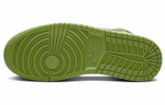 Кроссовки Jordan Air Jordan 1 Mid "Green Black" (Женская размерная сетка)