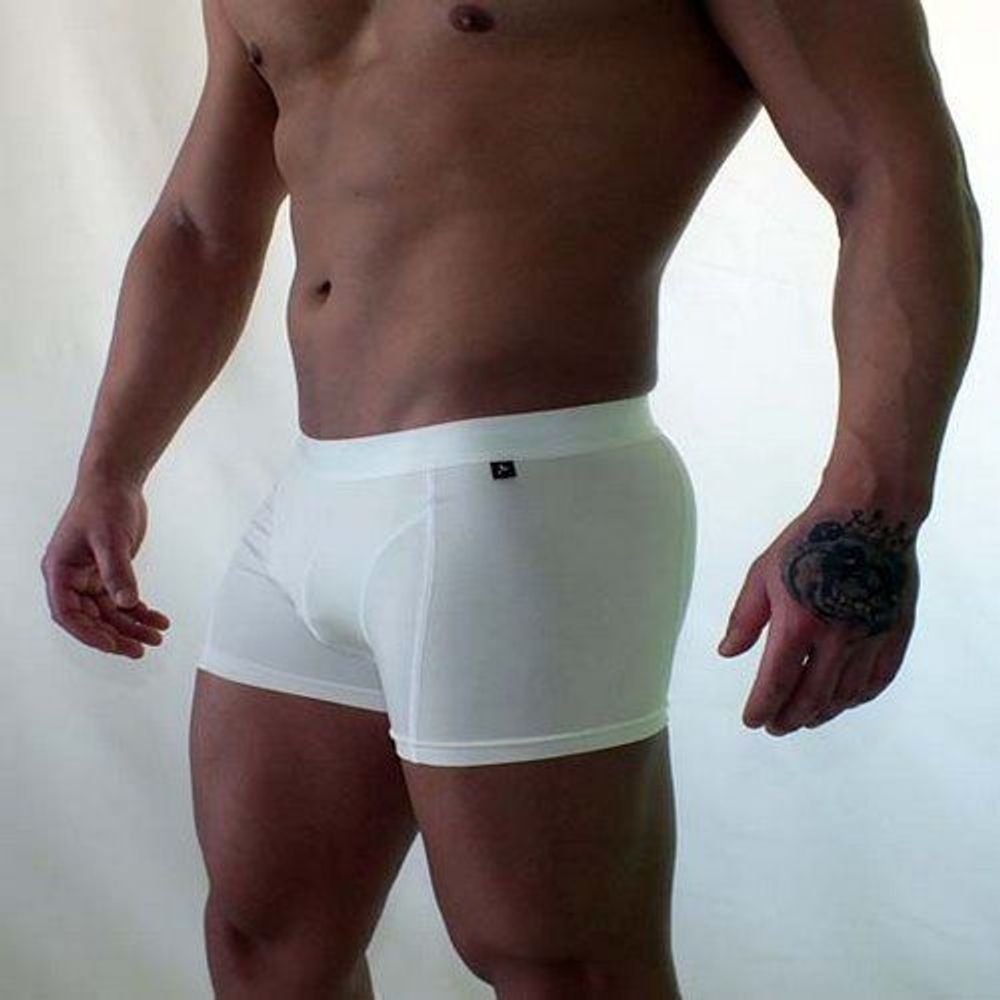 Трусы мужские боксеры белые Van Baam VB-38103