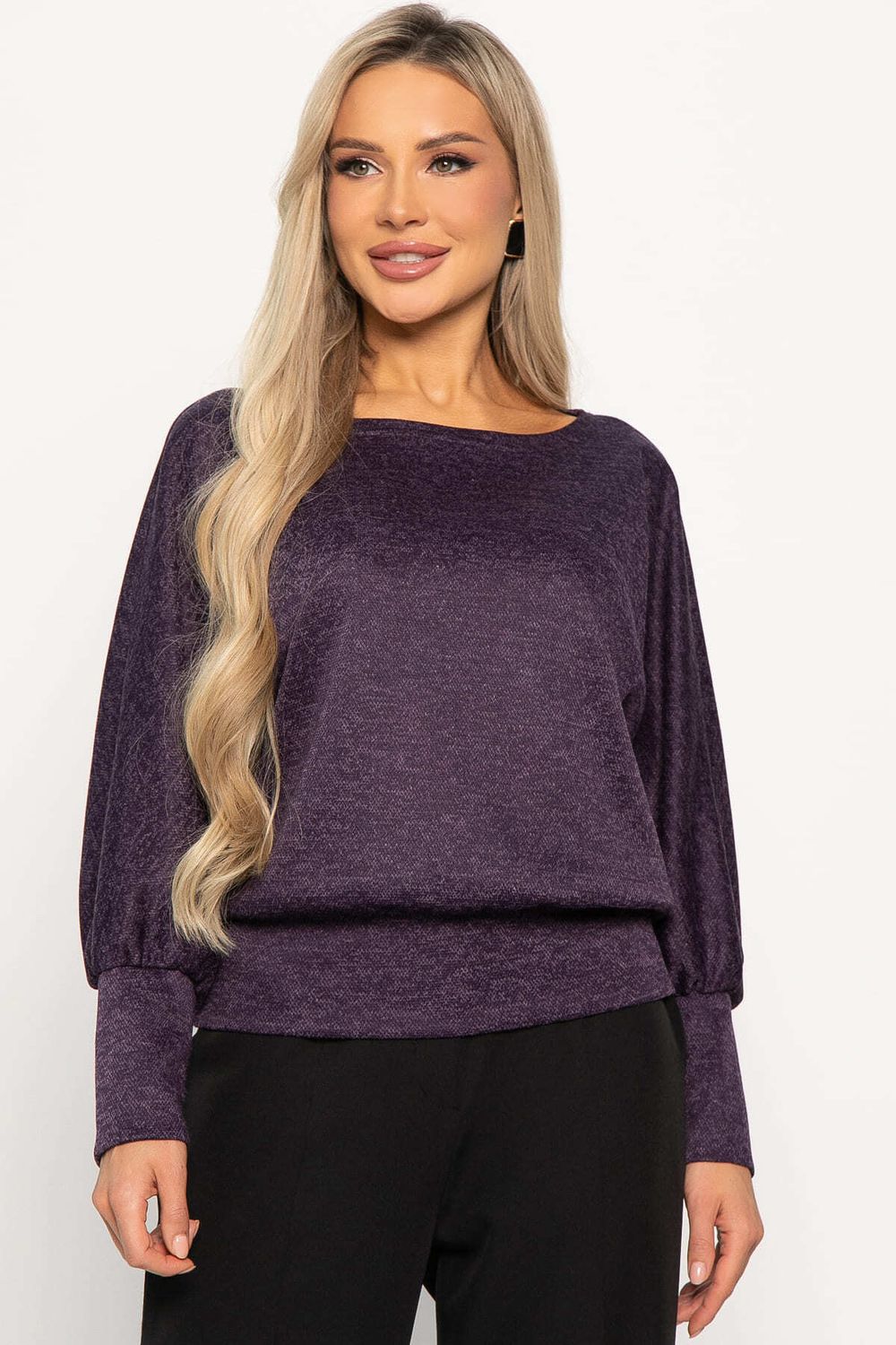 Блуза Гостья из будущего НЬЮ (сливовая) Б14922-19М LT Collection