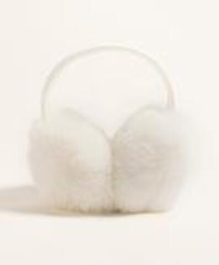 Oysho Наушники из искусственного меха, экрю