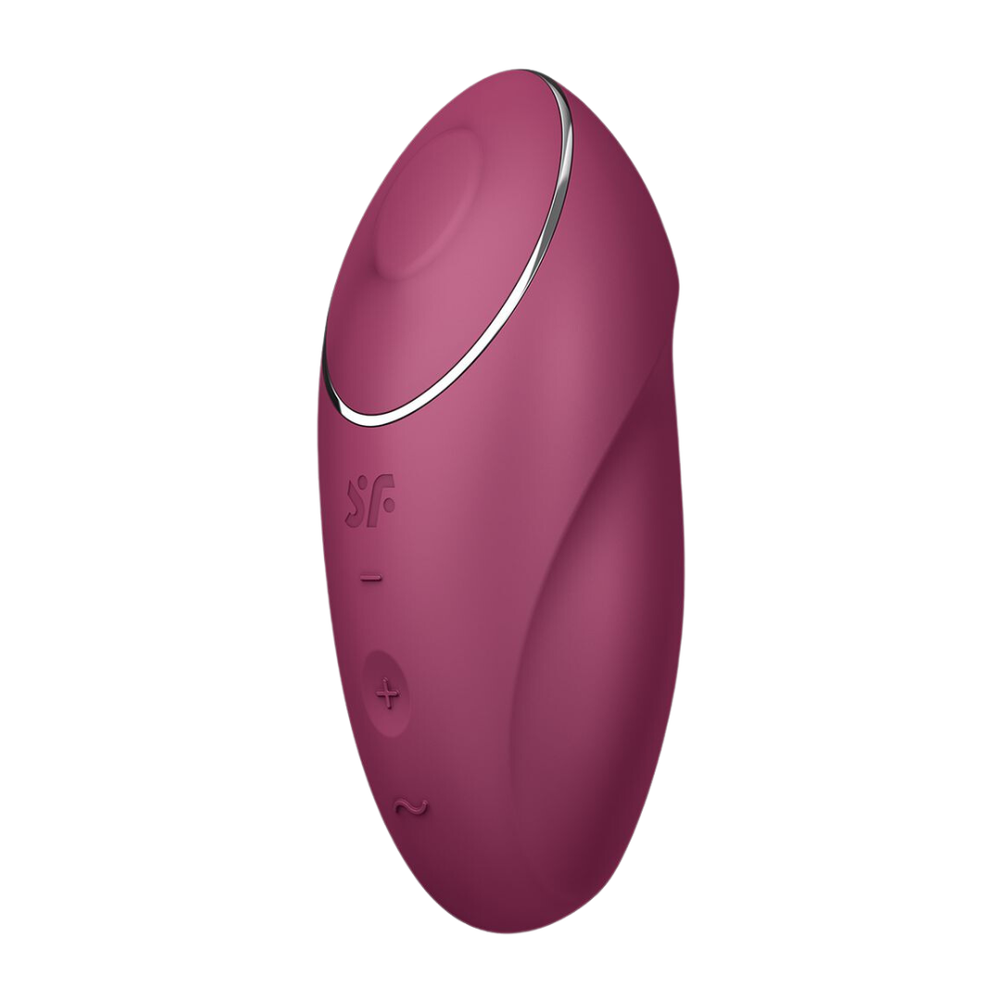 Стимулятор клитора с пульсацией и вибрацией Satisfyer Tap&Climax 1