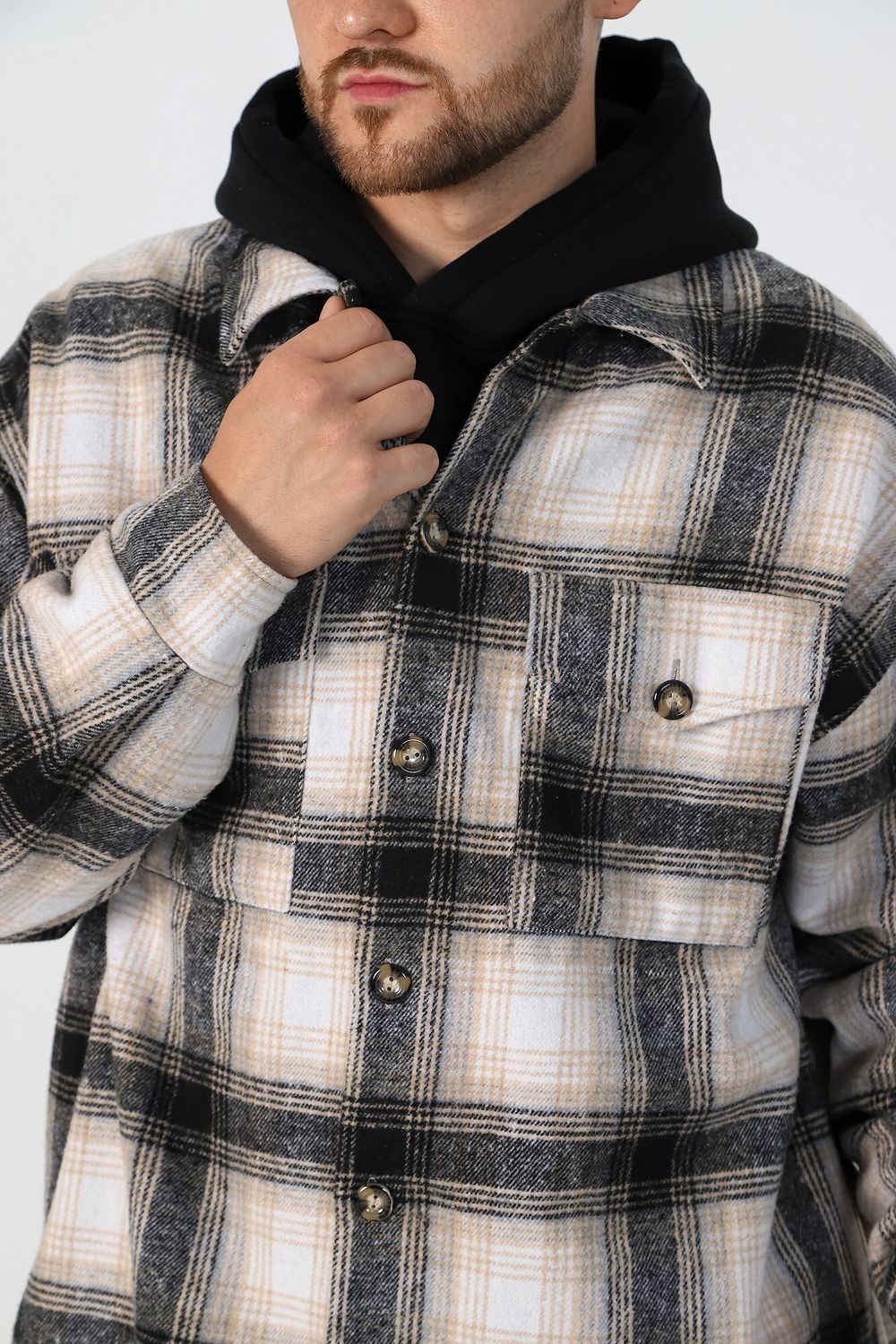 Рубашка мужская Квадро-4 Виотекс КОРИЧНЕВЫЙ