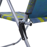 Кресло складное с подлокотниками Джинс 1608-GGR, 55*71*95 см, ДоброСад