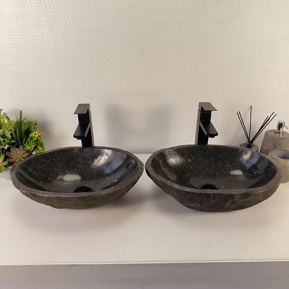 Раковина из речного камня ПАРА! RS-65547 46*31*13 0865