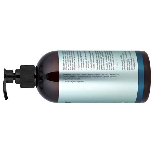Pura D'or, органический гель алоэ вера, с добавлением лаванды, 473 мл (16 жидк. унций)