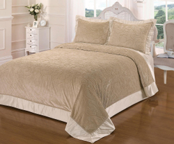 Покрывало 220х240 Sofi De MarkO Верджиния бежевое