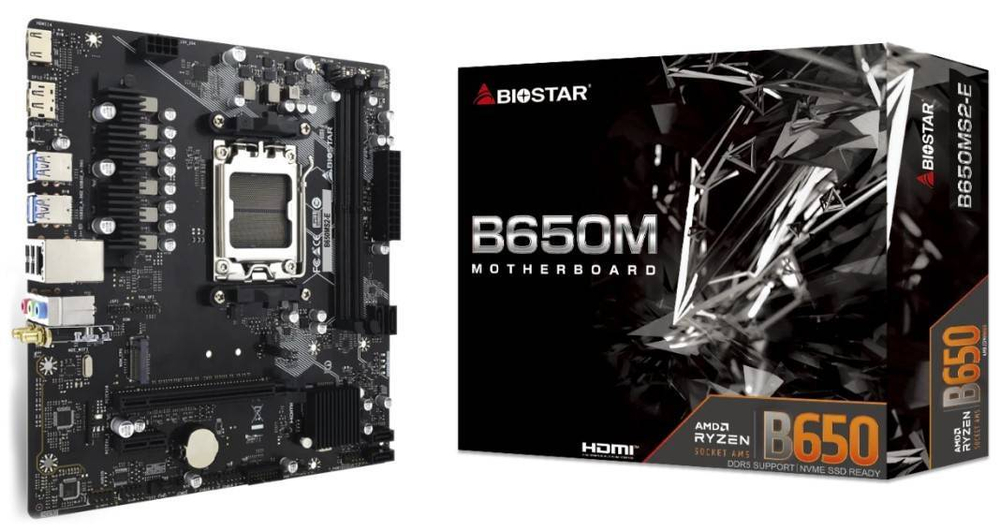Материнская плата mATX Biostar B650MS2-E