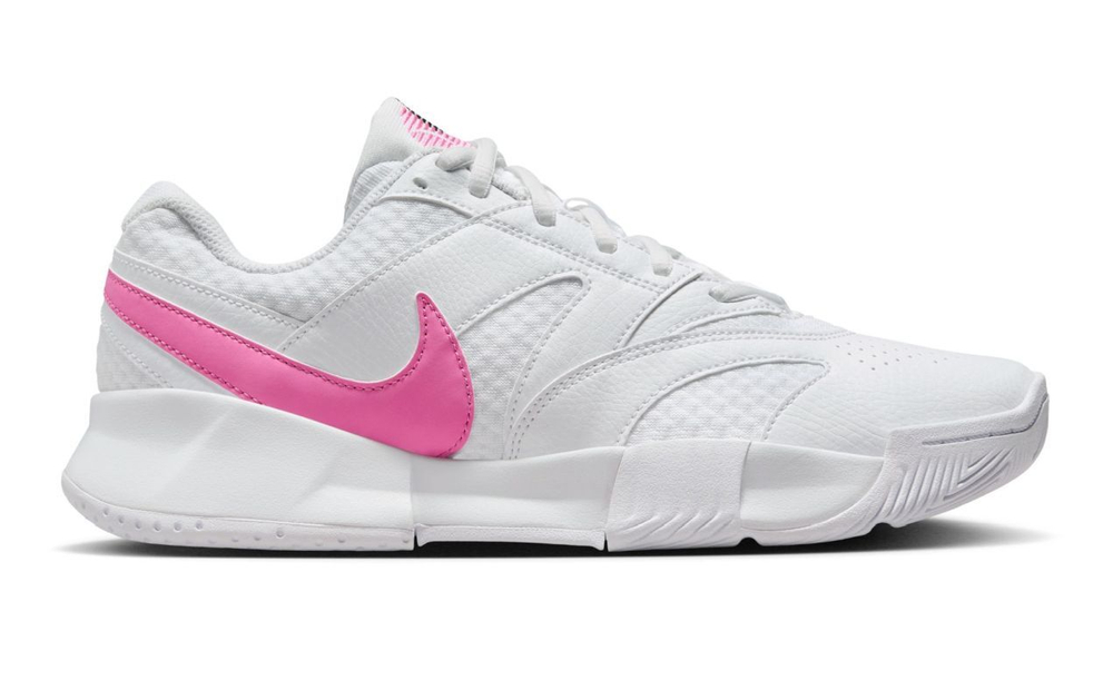 Женские теннисные кроссовки Nike Court Lite 4 - white/playful pink/black - White