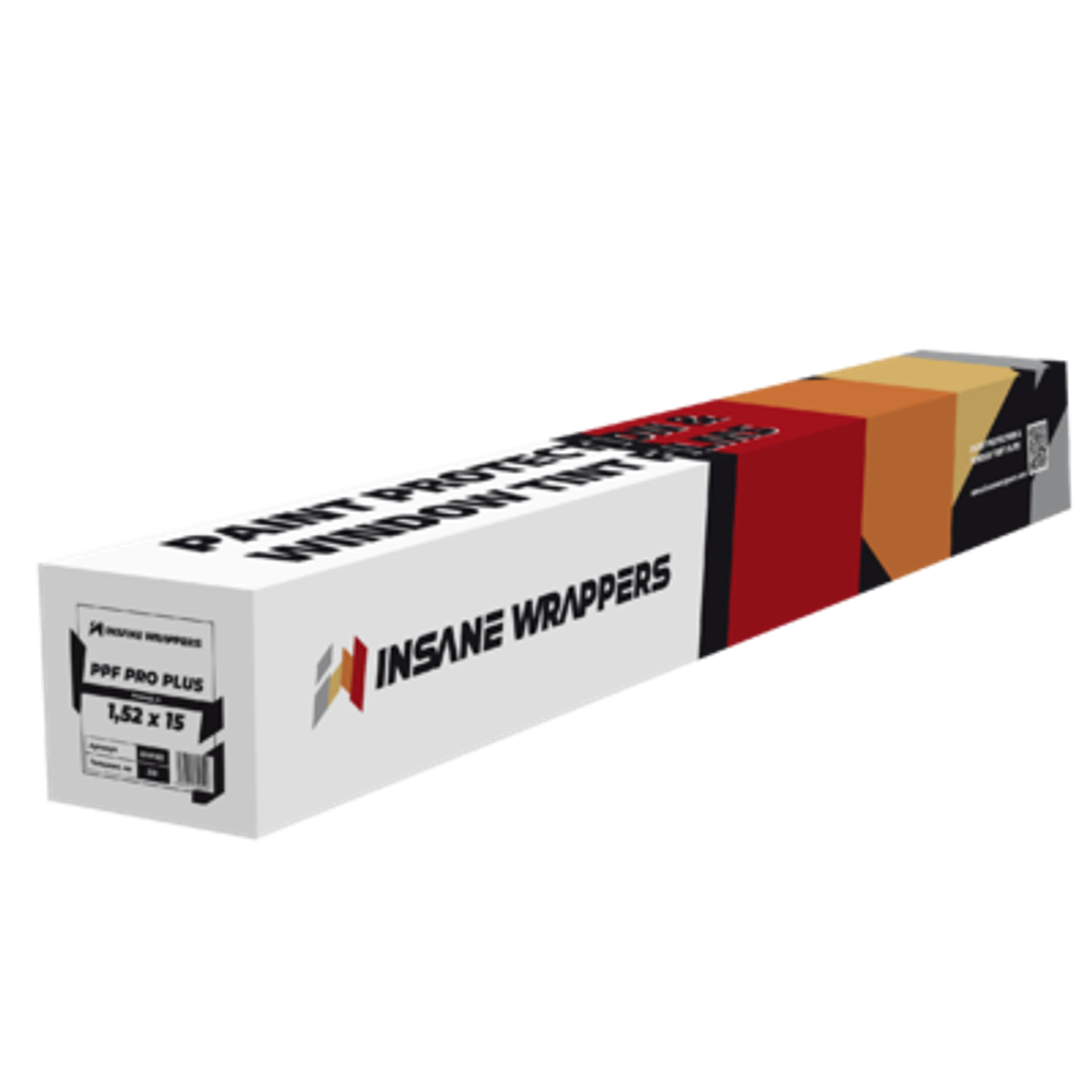 INSANE WRAPPERS PPF Pro PLUS Полиуретановая плёнка 1,52x15 м, 210мк, HHP152