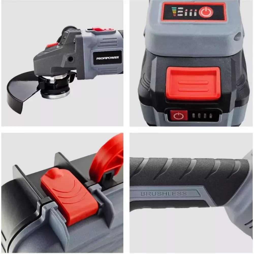 УШМ аккумуляторная PROFIPOWER MK DGA-18V E0080