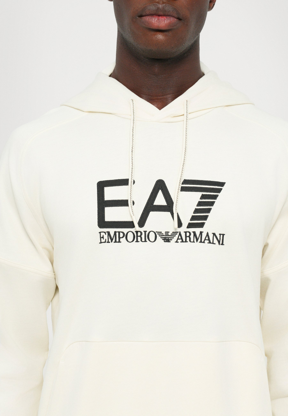 EA7 Emporio Armani Толстовка с капюшоном - Чёрный