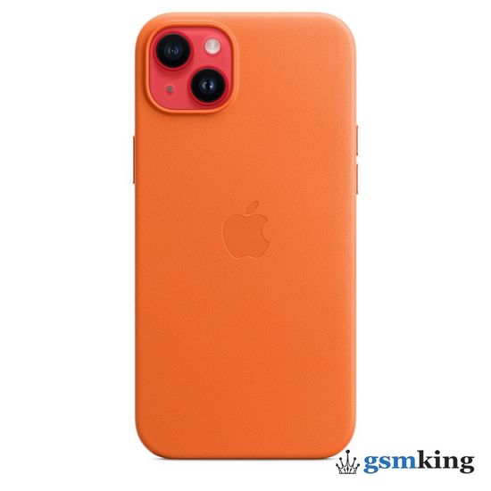 Apple Leather Case with MagSafe iPhone 14 Plus Orange (Оранжевый) MPPF3ZM/A