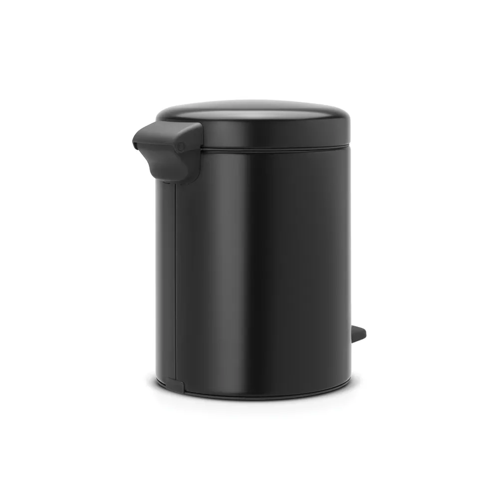 Brabantia Контейнер для мусора NewIcon 5л, матовый черный 112928