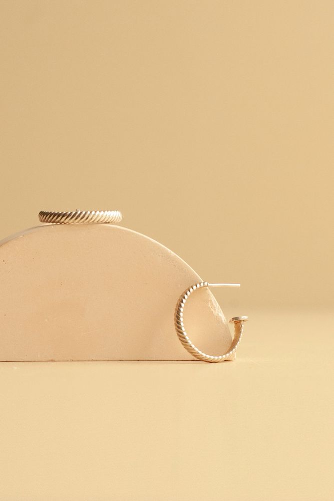 Серьги FALX RINGS серебро / The Mineral Bar