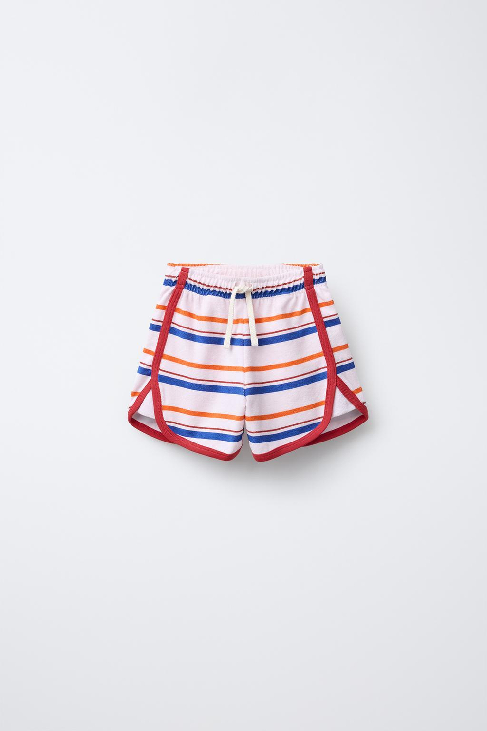 ZARA ШОРТЫ В ПОЛОСКУ, РОЗОВЫЙ