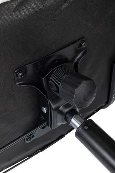 Кресло руководителя Бюрократ CH BALANCE белый экокожа крестов. металл черный