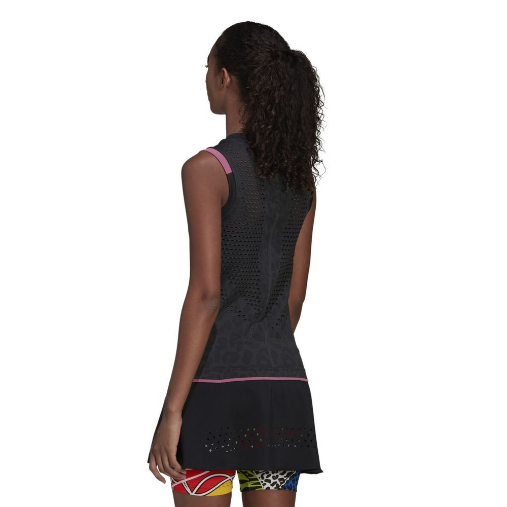 Женский топ теннисный Adidas Tennis Rich Mnisi Primeknit Tank Top - black