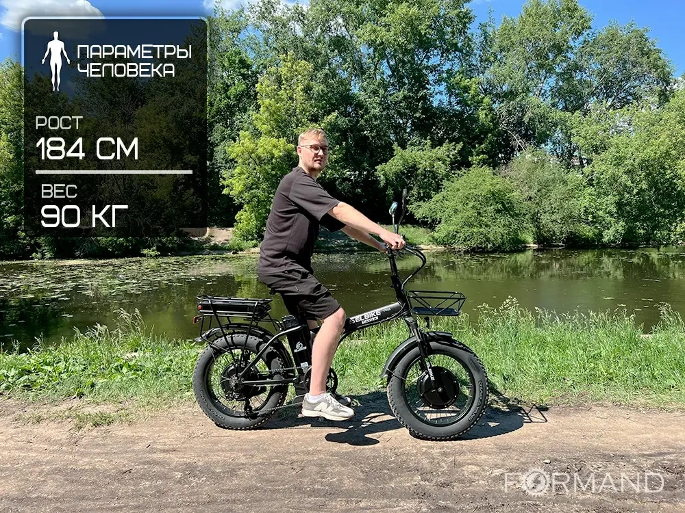 Электрофэтбайк Elbike Taiga 3 Twix 2000