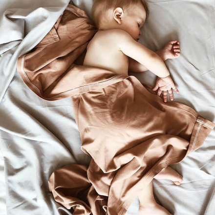 Плед-пелёнка Mjölk Карамельный